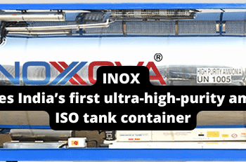 INOX introduces India’s first ultra-high-purity ammonia ISO tank container