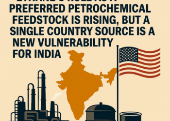 Ethane’s part as a preferred petrochemical feedstock is growing, but a single nation source is a latest vulnerability for India