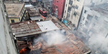 At least 16 dead in manufacturing facility and chemical warehouse fire in Bangladesh