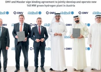 OMV and Masdar to construct one of Europe’s biggest green hydrogen plant