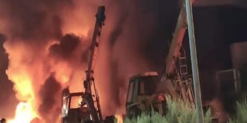 Maharashtra: Fire breaks out at chemical factory in Ambernath MIDC, close by village evacuated and no one injured