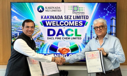 DACL Fine Chem to set up Rs. 500-crore speciality chemicals facility at Kakinada SEZ