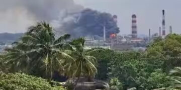 Nine Injured in Huge Blast, Fire at MRPL in Mangaluru