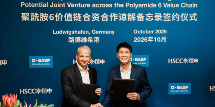 BASF, HSCC Explore Joint Venture for Polyamide 6 Value Chain